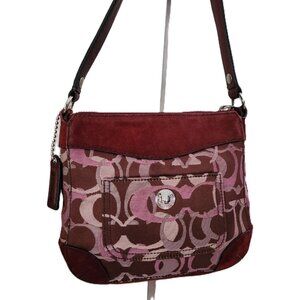 Vintage Rare Coach Chelsea Optic Satchel Handbag Purse